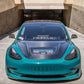 Tesla Model 3 Custom Carbon Fiber Front Hood – Sporty Cool Design for 2017–2023 - Exotics Carbon Design