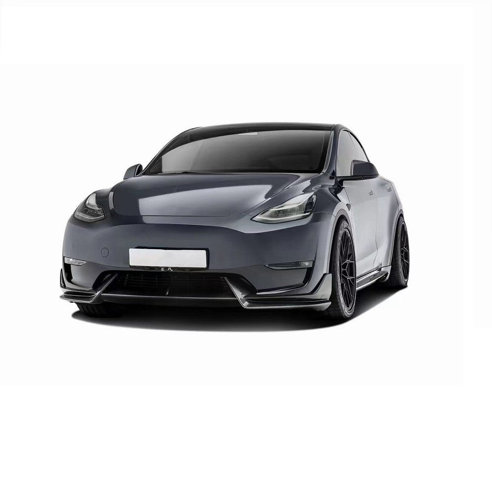 Tesla Model Y (2020-2024) - AD Style Full Carbon Fiber Aero Kit - Exotics Carbon Design