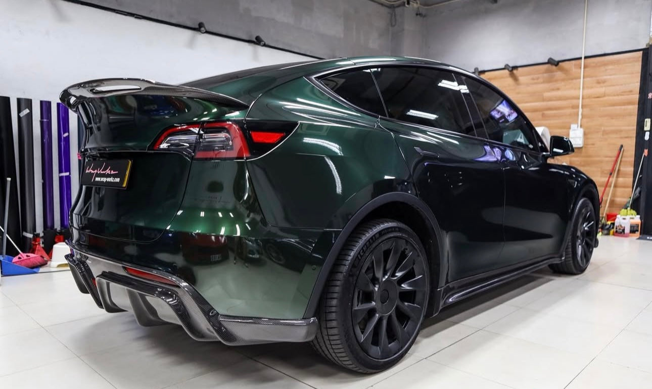 Tesla Model Y (2020-2024) Full Carbon Fiber Aero Kit – 2020–2024 - Exotics Carbon Design
