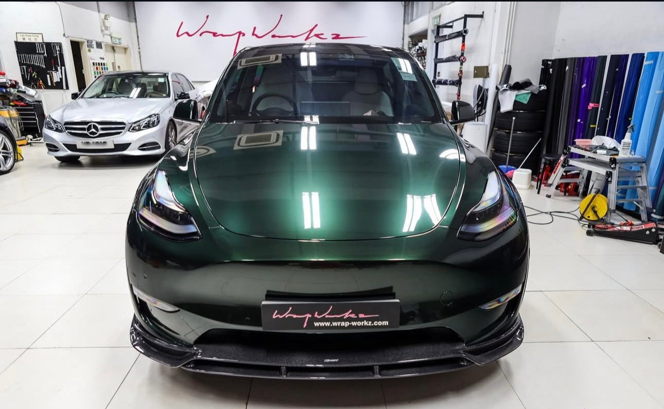 Tesla Model Y (2020-2024) Full Carbon Fiber Aero Kit – 2020–2024 - Exotics Carbon Design