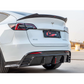 Tesla Model Y (2020-2024) - Carbon Fiber Rear Diffuser - Exotics Carbon Design
