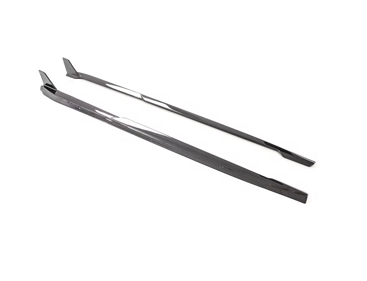 Tesla Model 3 Highland Carbon Fiber Side Skirts – Sporty Performance Upgrade for 2024–Present - Exotics Carbon Design