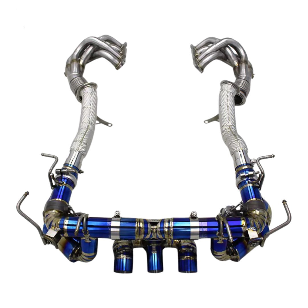 Ferrari 458 - Exotic Design Full Integrated Exhaust System - Exotics Carbon Design