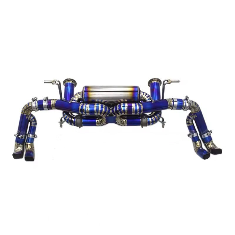 Audi R8 V10 (2017–2019) - Titanium Catback Exhaust - Exotics Carbon Design