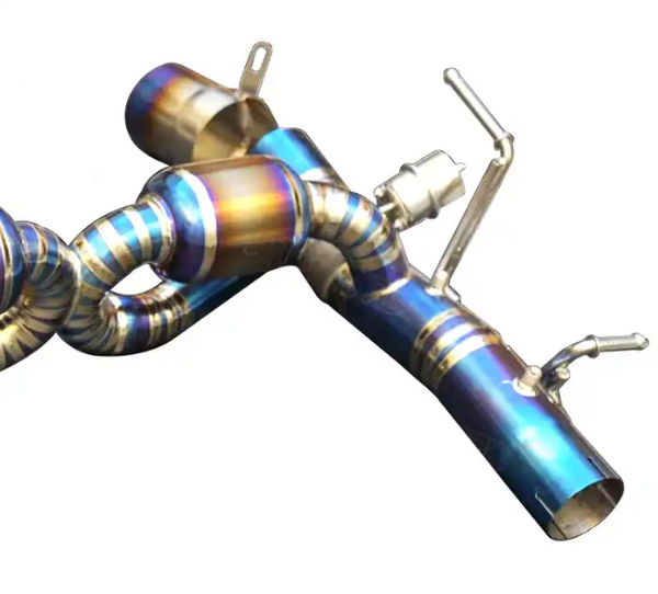 Ferrari F8 Tributo - Full Titanium Race Exhaust System - Exotics Carbon Design