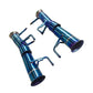 Ferrari SF90 - Alloy Straight Pipe Catback Exhaust - Exotics Carbon Design