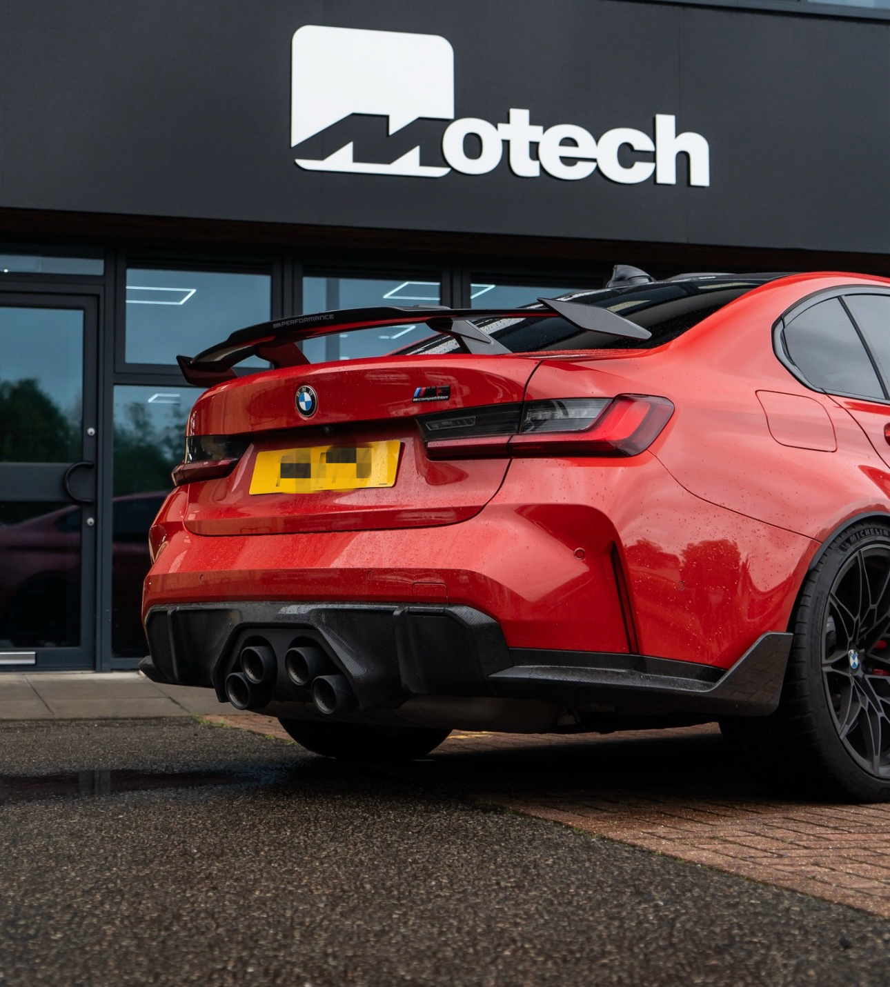GTS Style Carbon Fiber High Spoiler – BMW G80 M3 / G82 M4 - Exotics Carbon Design