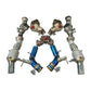 Ferrari 296 GTB / GTS Exotic Design Exhaust Downpipes - Exotics Carbon Design
