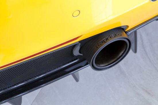 Ferrari 488 Carbon Fiber Exhaust Trim – Premium Rear Detail - Exotics Carbon Design
