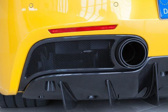 Ferrari 488 Carbon Fiber Exhaust Trim – Premium Rear Detail - Exotics Carbon Design