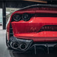 Ferrari 812 GTS - Carbon Fiber Rear Diffuser - Exotics Carbon Design