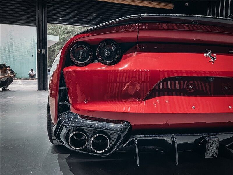 Ferrari 812 GTS - Carbon Fiber Rear Diffuser - Exotics Carbon Design