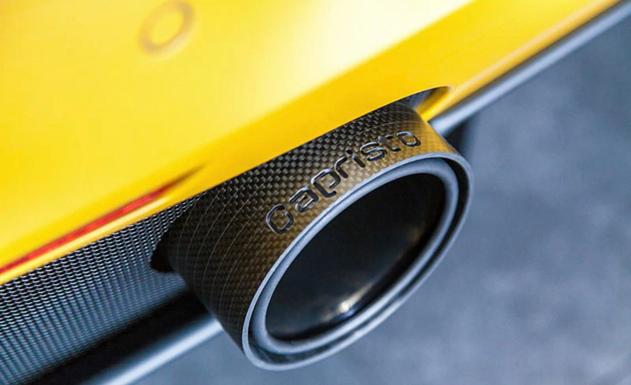 Capristo Race Carbon Fiber Exhaust Tips - Ferrari 488 - Exotics Carbon Design