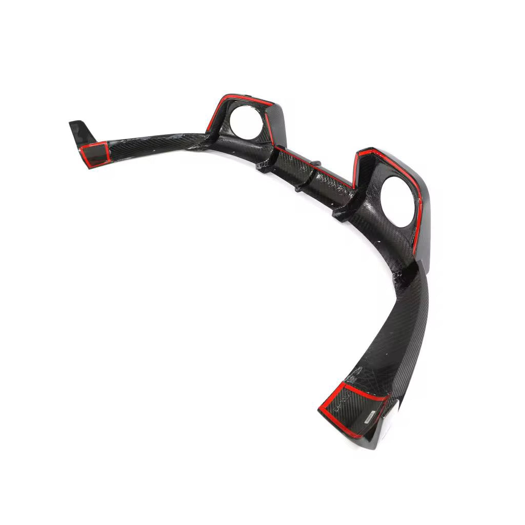 Z-Style Rear Carbon Fiber Diffuser - Porsche 911 (992) - Exotics Carbon Design