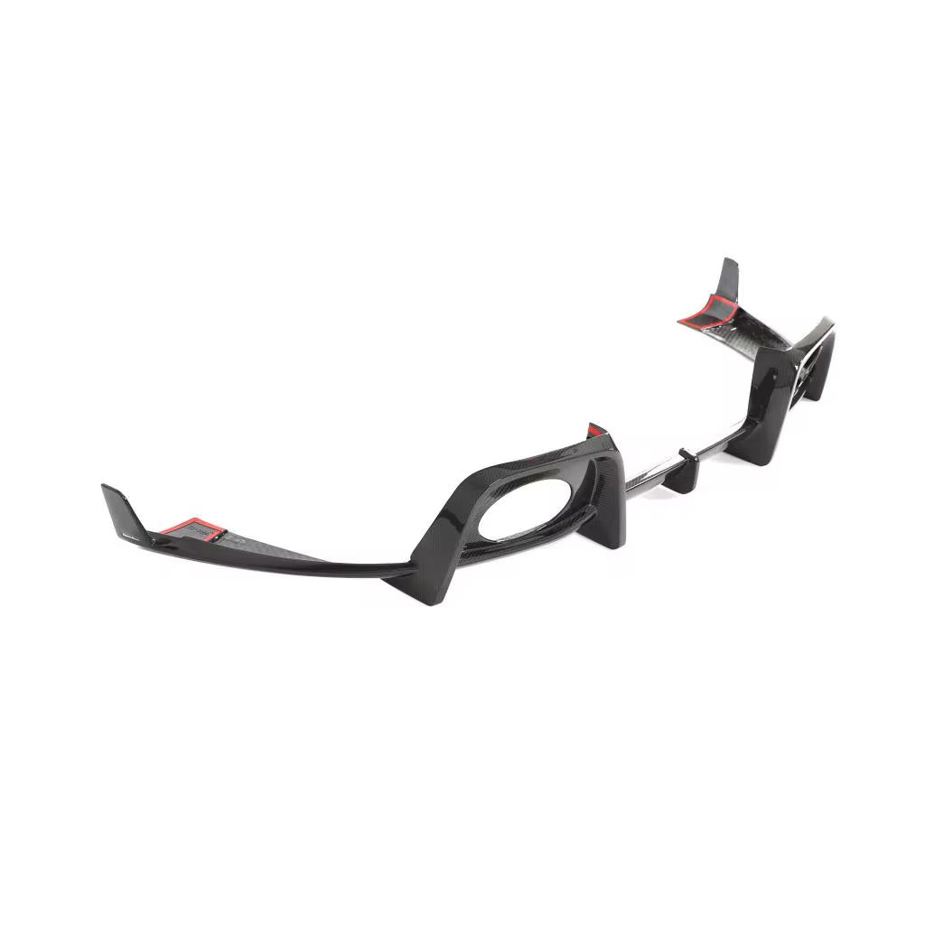 Z-Style Rear Carbon Fiber Diffuser - Porsche 911 (992) - Exotics Carbon Design