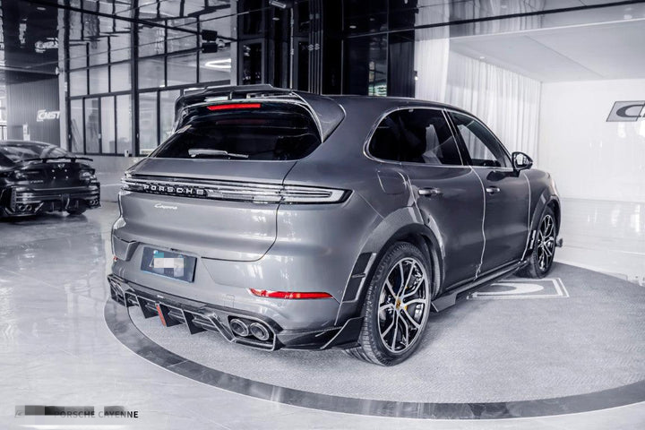 Porsche Cayenne 9Y0 - Carbon Fiber Rear Diffuser - Exotics Carbon Design