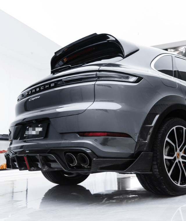 Porsche Cayenne 9Y0 - Carbon Fiber Rear Diffuser - Exotics Carbon Design