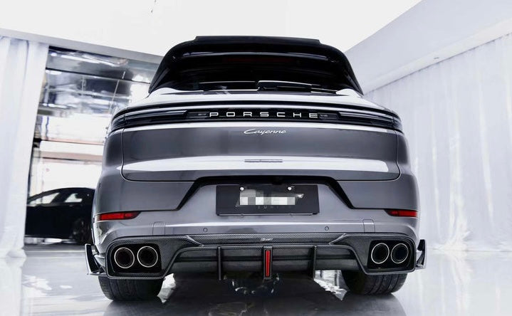 Porsche Cayenne 9Y0 - Carbon Fiber Rear Diffuser - Exotics Carbon Design