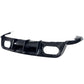 Porsche 911 (992.1) Turbo S - BRBS Style Carbon Fiber Rear Diffuser - Exotics Carbon Design