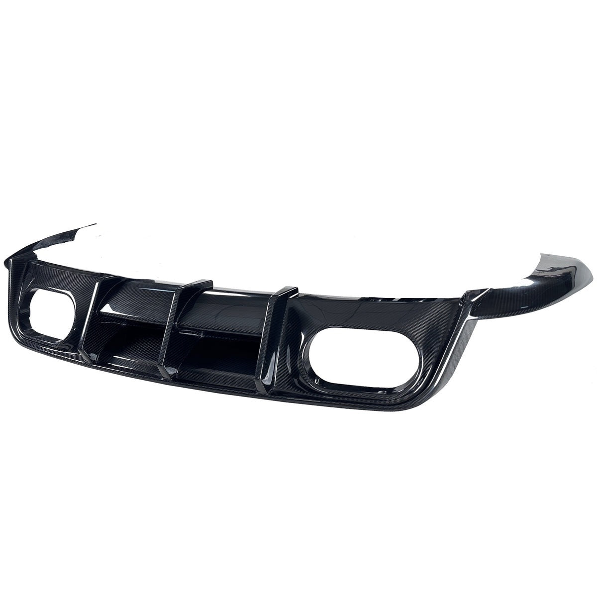 Porsche 911 (992.1) Turbo S - BRBS Style Carbon Fiber Rear Diffuser - Exotics Carbon Design