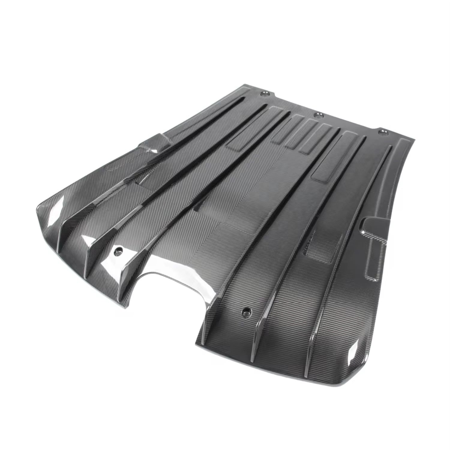 Carbon Fiber Rear Bottom Diffuser - Porsche 911 GT3 (992) - Exotics Carbon Design