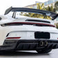 Carbon Fiber Rear Bottom Diffuser - Porsche 911 GT3 (992) - Exotics Carbon Design