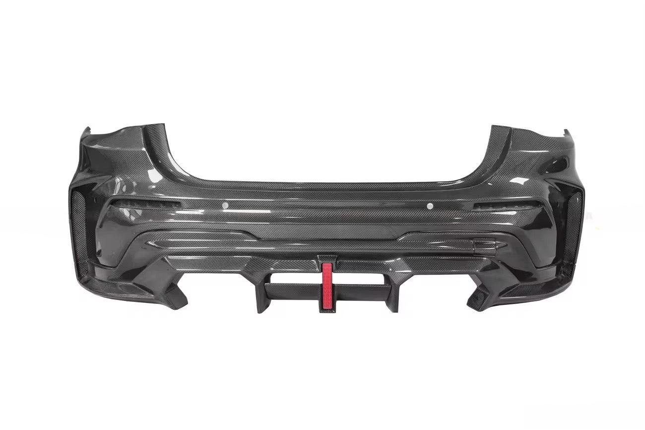 BMW M4 G82 - Carbon Fiber AD Style Rear Bumper & Diffuser - Exotics Carbon Design