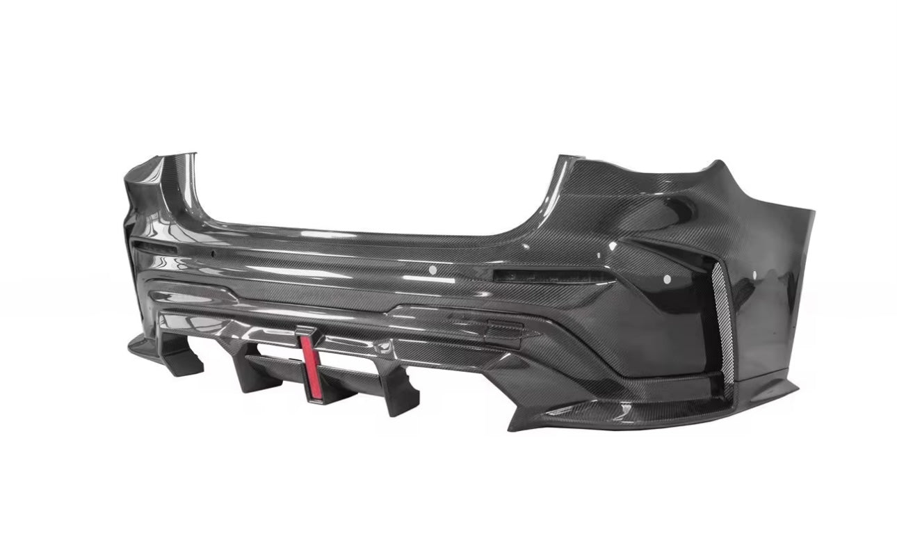 BMW M4 G82 - Carbon Fiber AD Style Rear Bumper & Diffuser - Exotics Carbon Design
