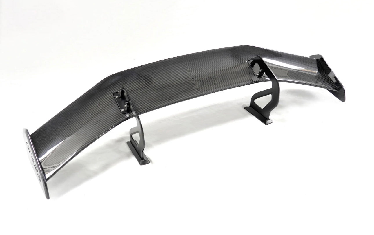 Porsche 718 Cayman (2017-2021) - Carbon Fiber GT4 Style Rear Spoiler - Exotics Carbon Design
