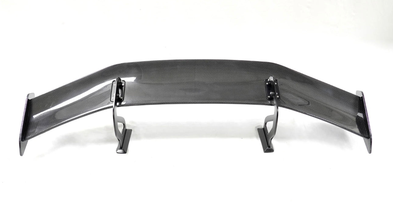 Porsche 718 Cayman (2017-2021) - Carbon Fiber GT4 Style Rear Spoiler - Exotics Carbon Design