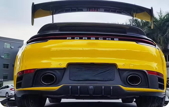 Porsche 911 (992) Carbon Fiber Rear Lip Diffuser - Exotics Carbon Design