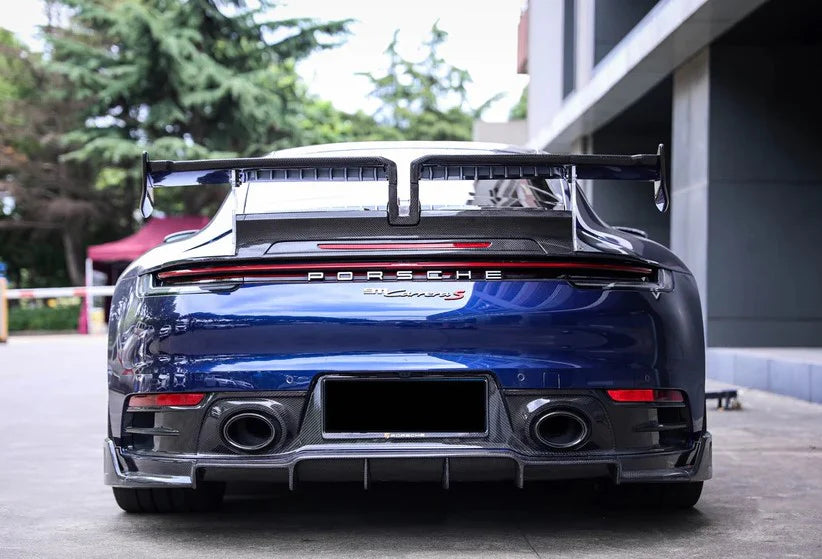 Porsche 911 (992) Carbon Fiber Rear Lip Diffuser - Exotics Carbon Design