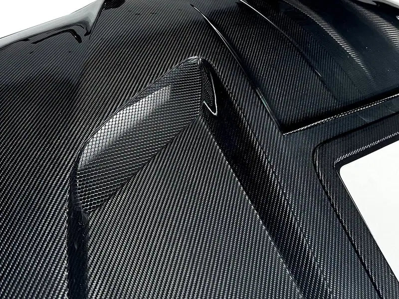 BMW G80 M3/ G82 M4 - Carbon Fiber Vented Engine Show Front Hood - Exotics Carbon Design