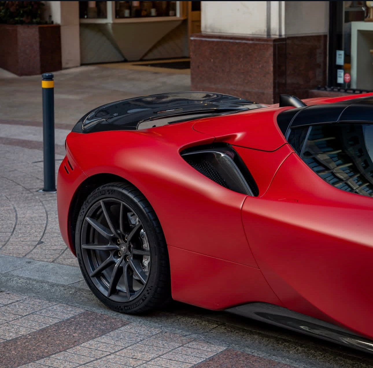 Ferrari SF90 - Carbon Fiber Rear Trunk Spoiler - Exotics Carbon Design