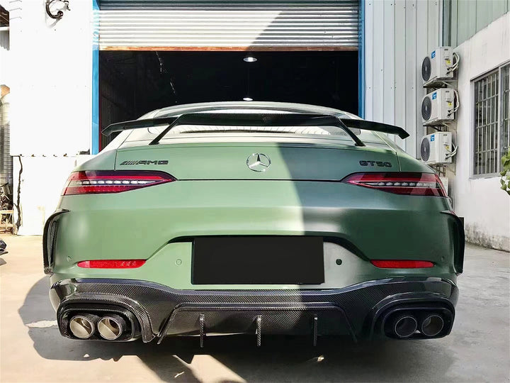 Mercedes-AMG GT53/GT50 (2019-2022) - Rocket 900 Style Carbon Fiber Rear Diffuser - Exotics Carbon Design