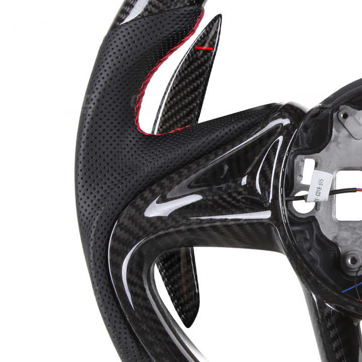 McLaren 720S - Carbon Fiber Steering Wheel with LED Display - Exotics Carbon Design