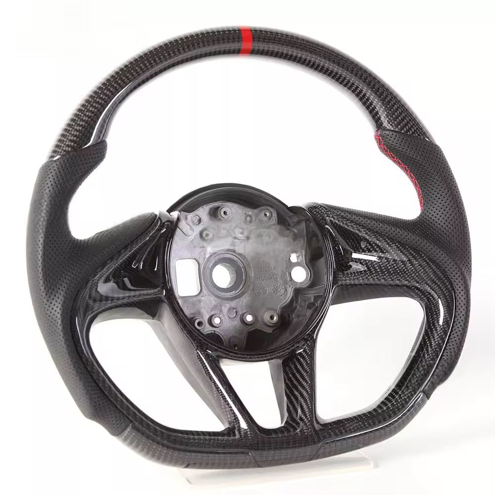 McLaren 540LT - Carbon Fiber & Leather Steering Wheel - Exotics Carbon Design