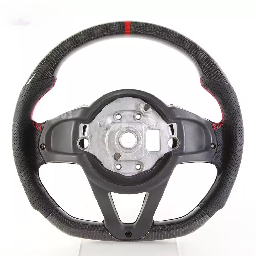 McLaren 540LT - Carbon Fiber & Leather Steering Wheel - Exotics Carbon Design