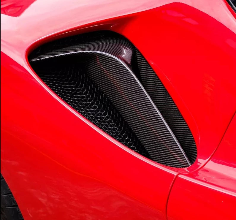 Ferrari SF90 - Carbon Fiber Side Air Vents - Exotics Carbon Design