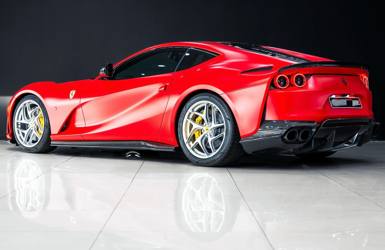 Carbon Fiber Rear Trunk Spoiler - Ferrari 812 Superfast / GTS - Exotics Carbon Design
