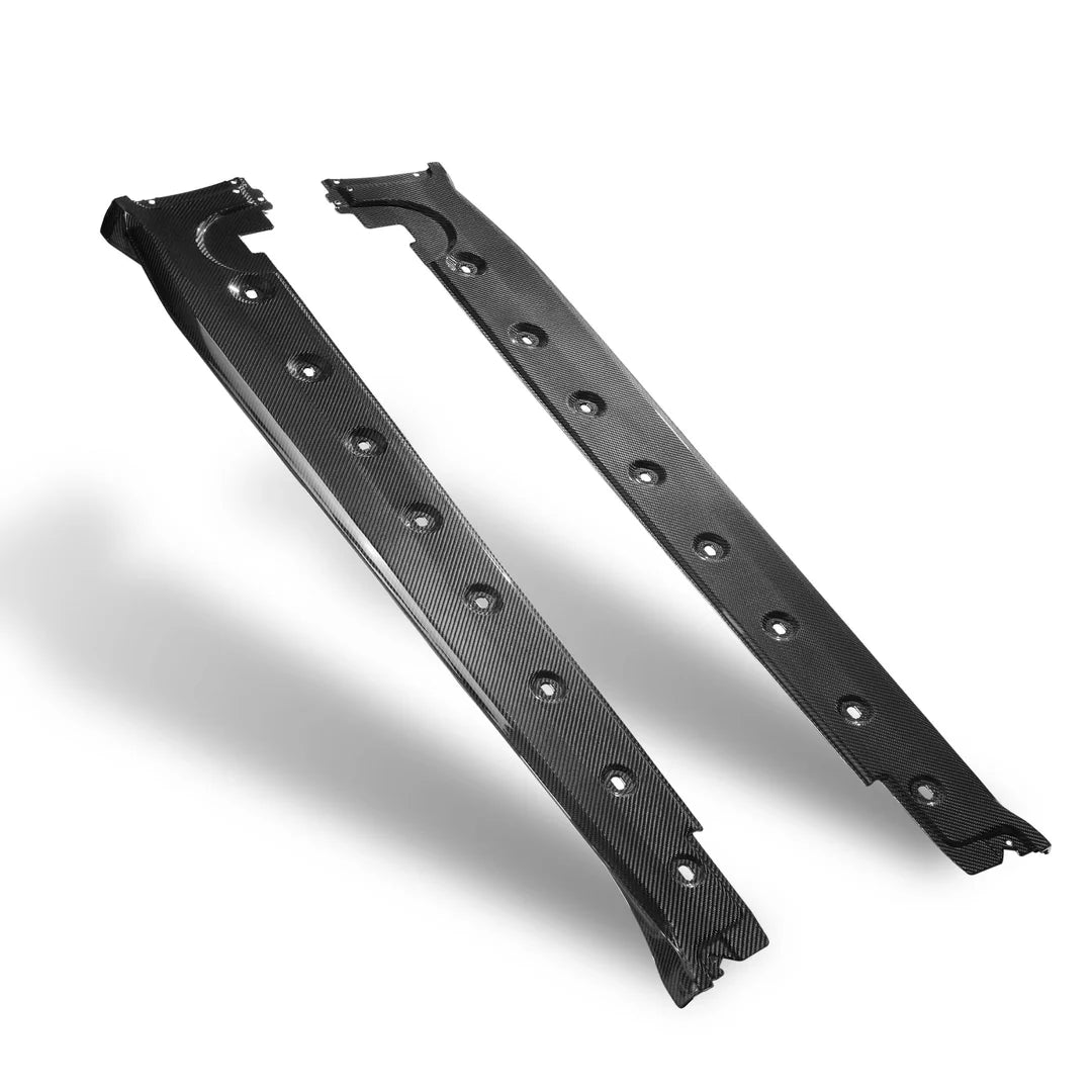 OEM Style Carbon Fiber Side Skirts – Porsche 992 GT3 (2022–2024) - Exotics Carbon Design