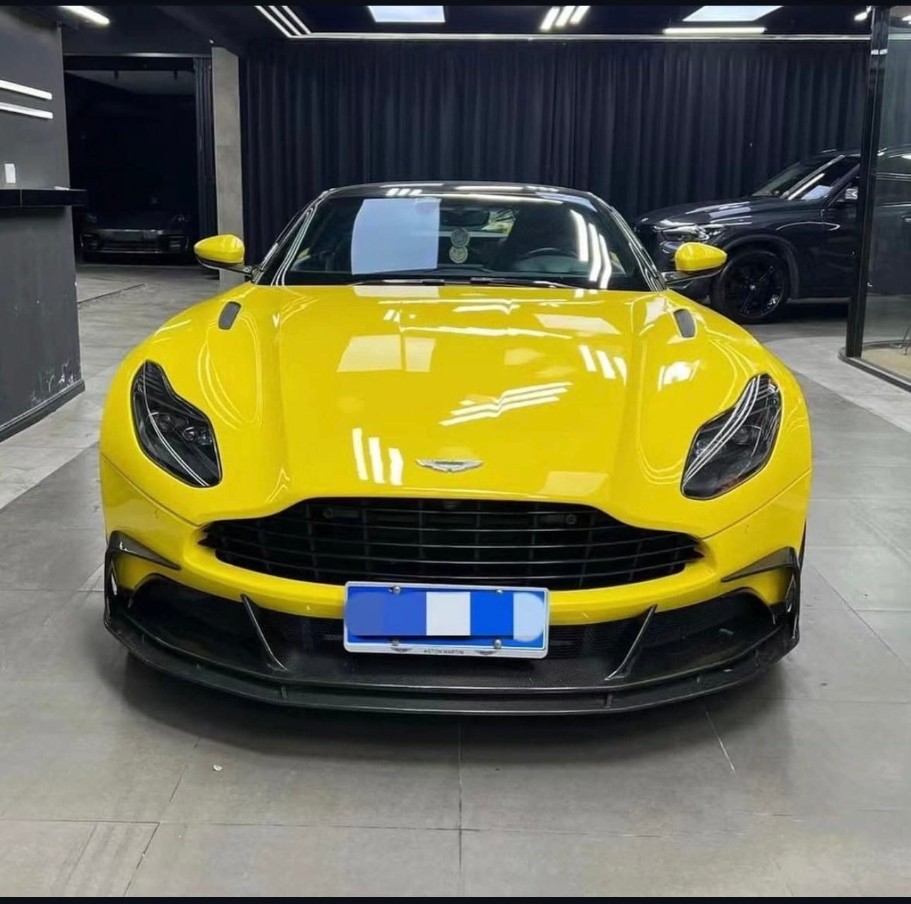 Carbon Fiber Upper Front Lip – Aston Martin DB11 - Exotics Carbon Design