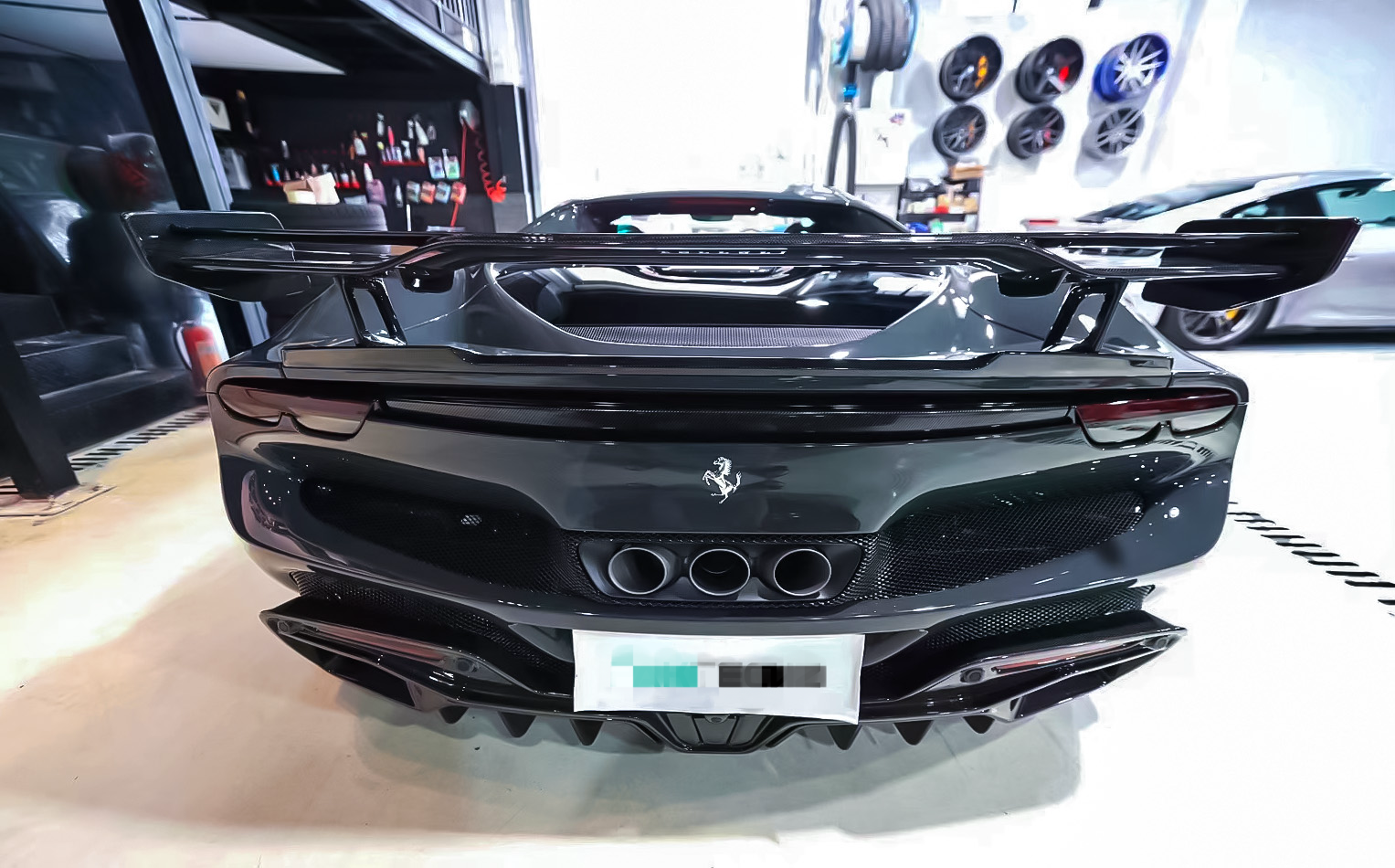 Carbon Fiber Rear Spoiler – Ferrari 296 GTB - Exotics Carbon Design
