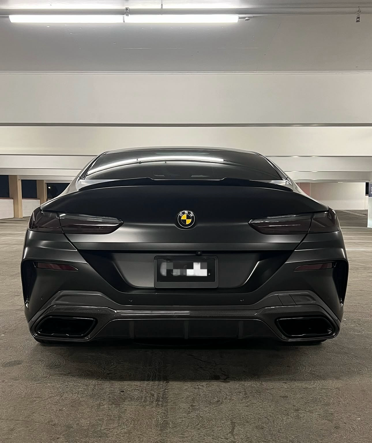 Gloss Black Rear Trunk Spoiler – BMW G15 M8 / 840i / 850i (2018+) - Exotics Carbon Design