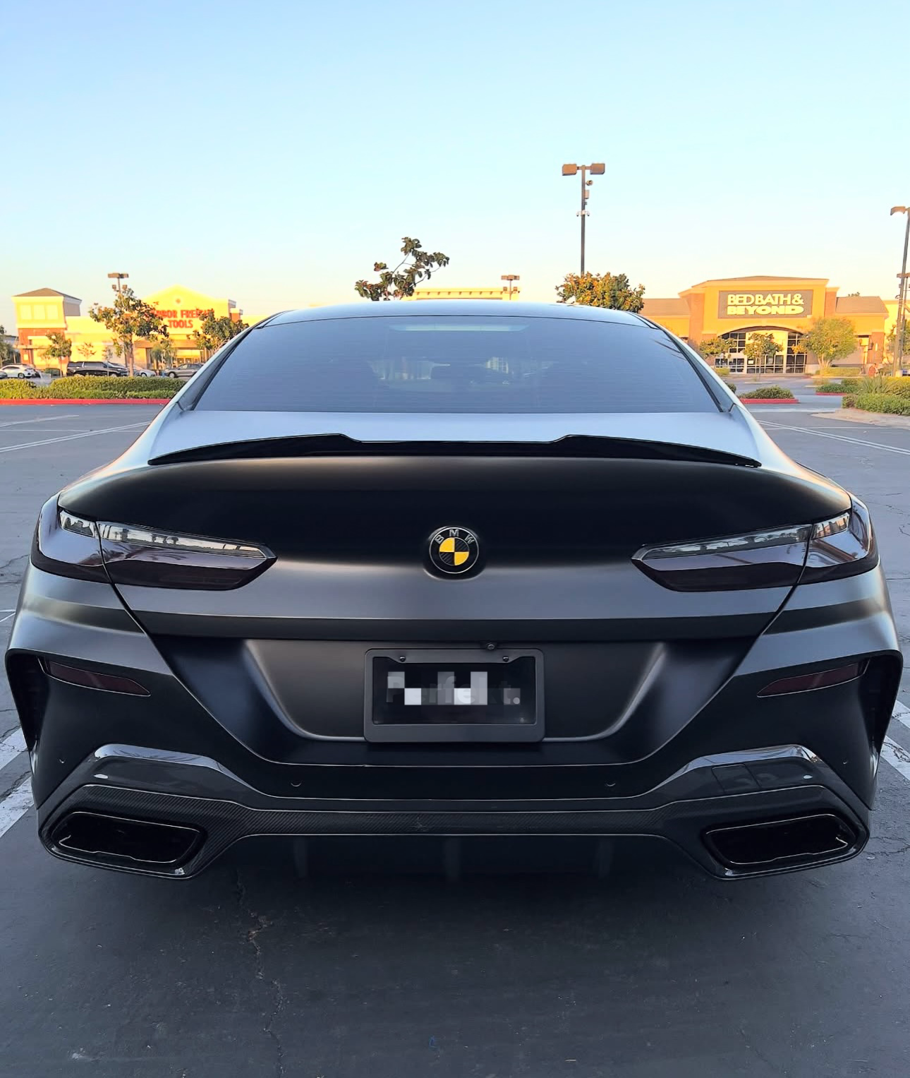 Gloss Black Rear Trunk Spoiler – BMW G15 M8 / 840i / 850i (2018+) - Exotics Carbon Design