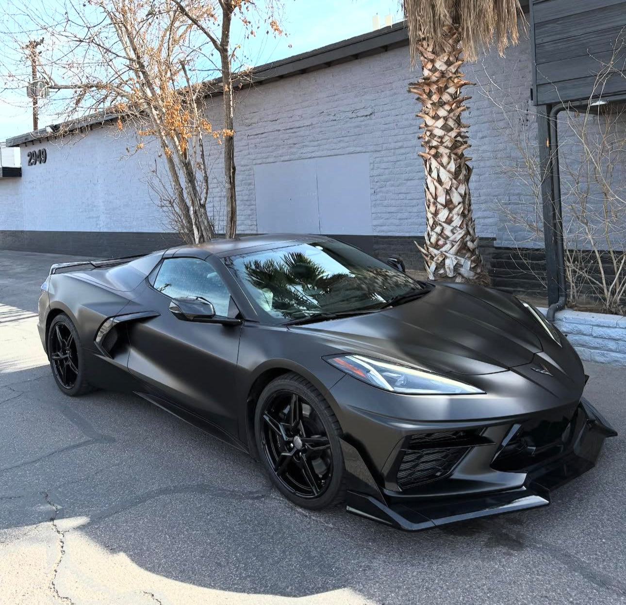 Gloss Black ZR1 Track-Inspired Aero Upgrade - Corvette C8 (2020–2024) - Exotics Carbon Design