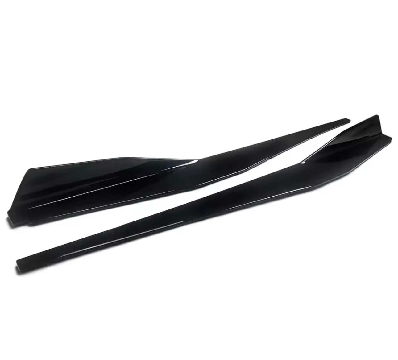 Gloss Black Side Skirts – Chevrolet Corvette C8 (2020–2024) - Exotics Carbon Design
