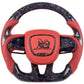 Red Forged Carbon Fiber Steering Wheel – Dodge Charger (2015–2022) - Exotics Carbon Design