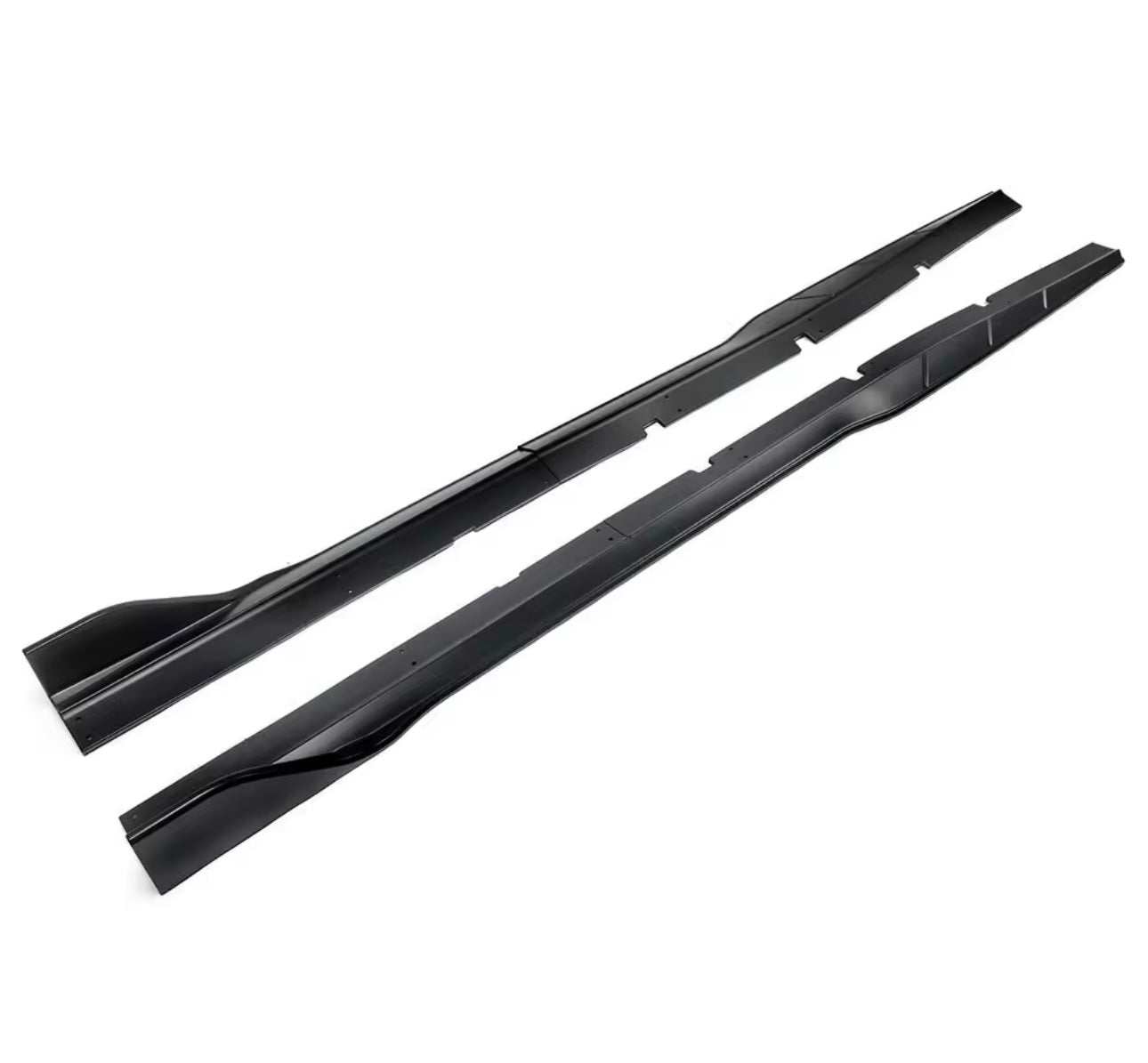 Matte Black Side Skirts – Dodge Charger (2015–2023) - Exotics Carbon Design