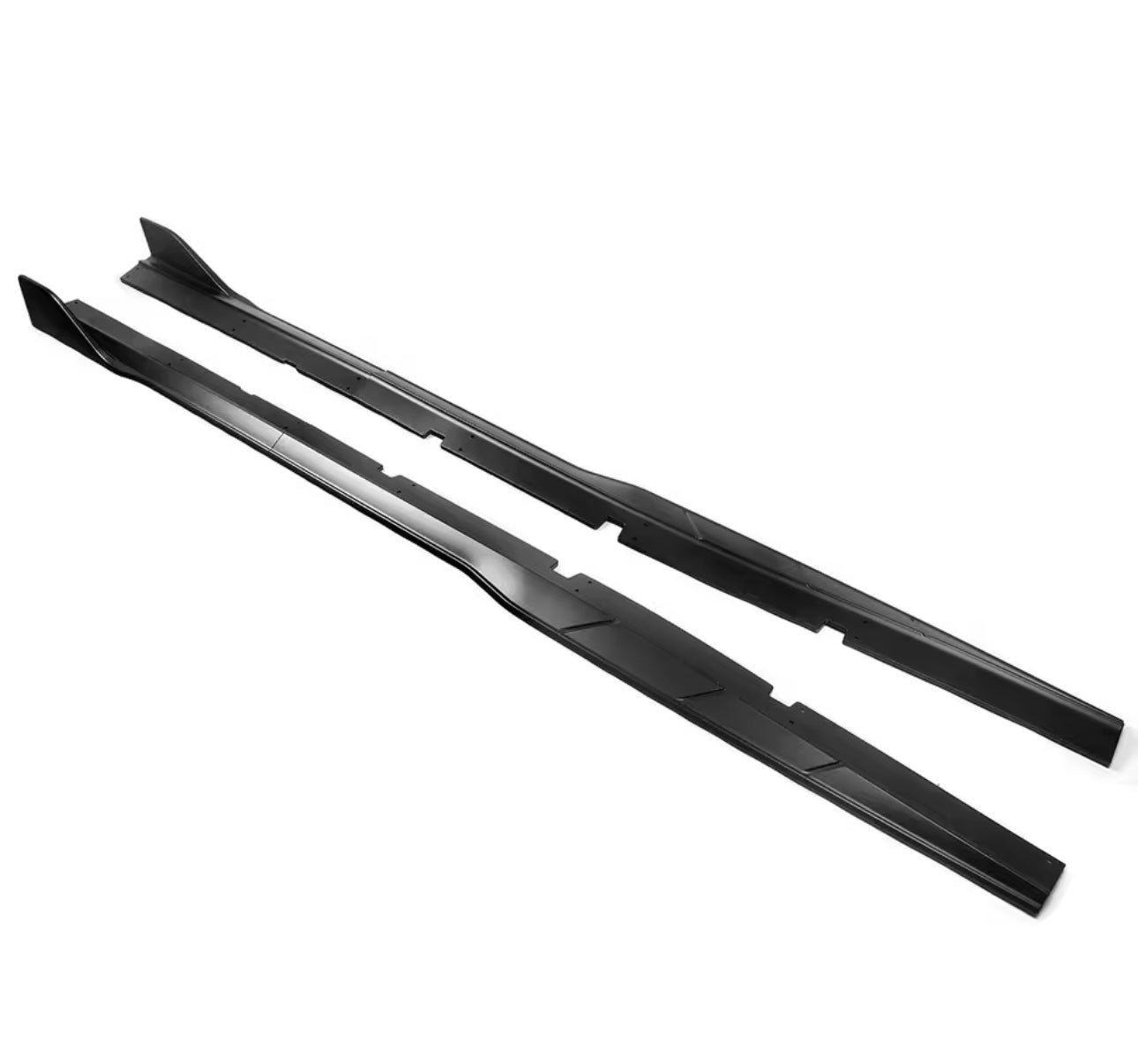 Matte Black Side Skirts – Dodge Charger (2015–2023) - Exotics Carbon Design
